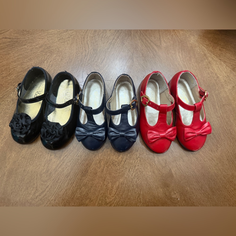 Vintage Toddler Leather Maryjane Shoe Bundle